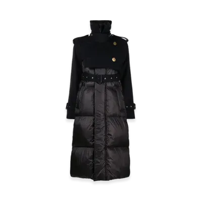 sacai Women's Coats "Black"