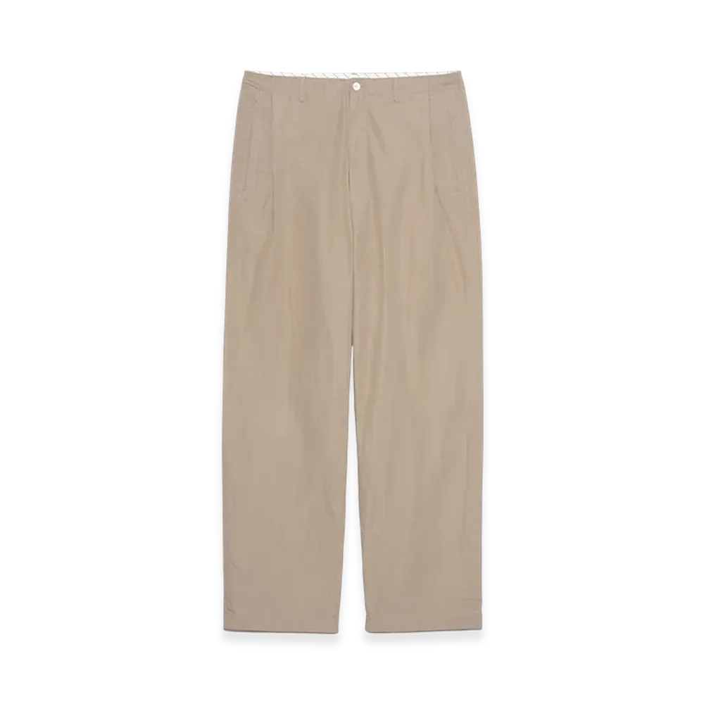 nanamica Tuck Club Pants "Beige"