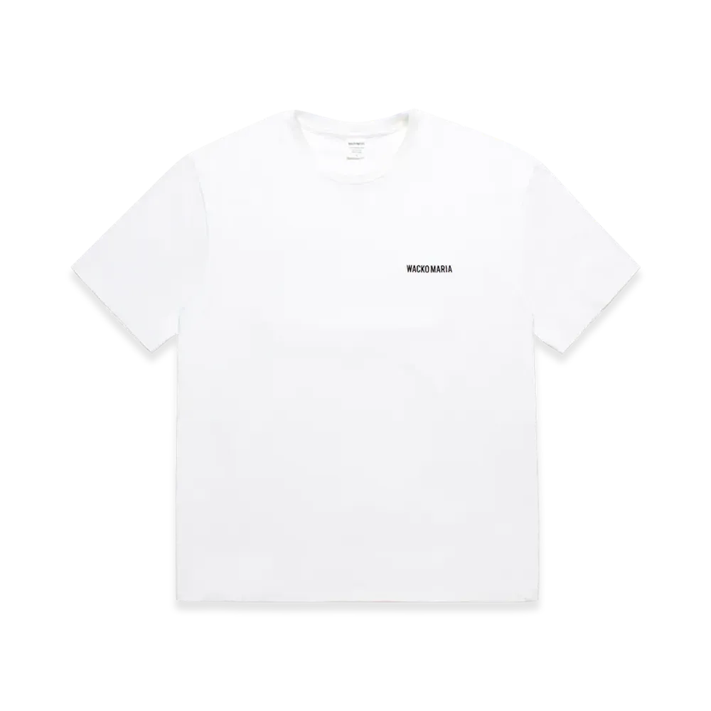 WACKO MARIA Washed Heavy Weight T-Shirt "White"