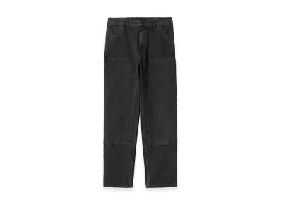 Carhartt WIP Double Knee Pant "Black/Stone Washed"