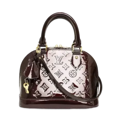 Louis Vuitton Alma BB Monogram Vernis "Amarante"