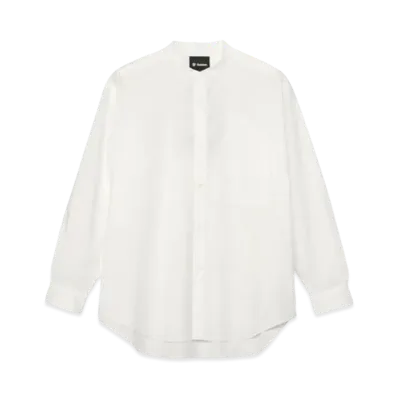 Goldwin Oversized Band Collar Shirt (Unisex) "White"