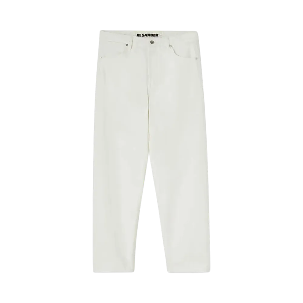 Jil Sander Men's Regular Denim Trousers "Porcelain"