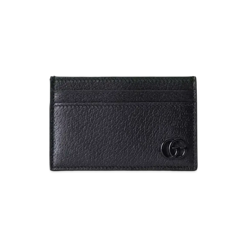GUCCI Double G Card Case "Black"