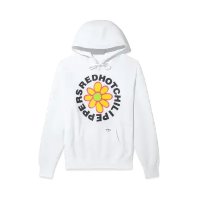 Noah x Red Hot Chili Peppers Flower Logo Hoodie "White"