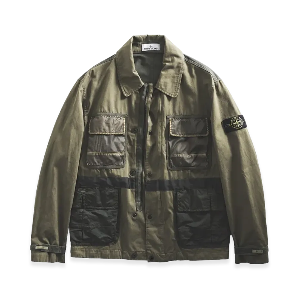 BEAMS x Stone Island Jacket "Olive"