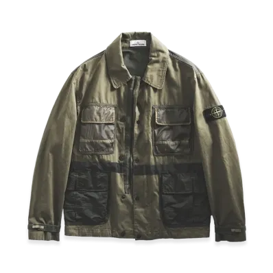 BEAMS x Stone Island Jacket "Olive"