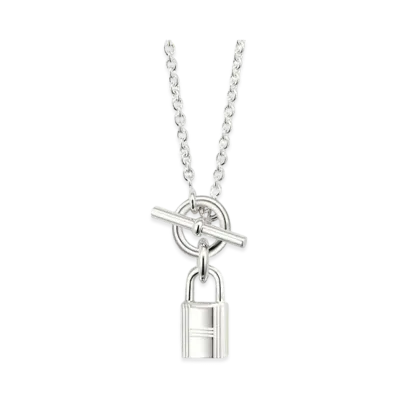 Hermes Amulettes Cadena Pendant "Silver"