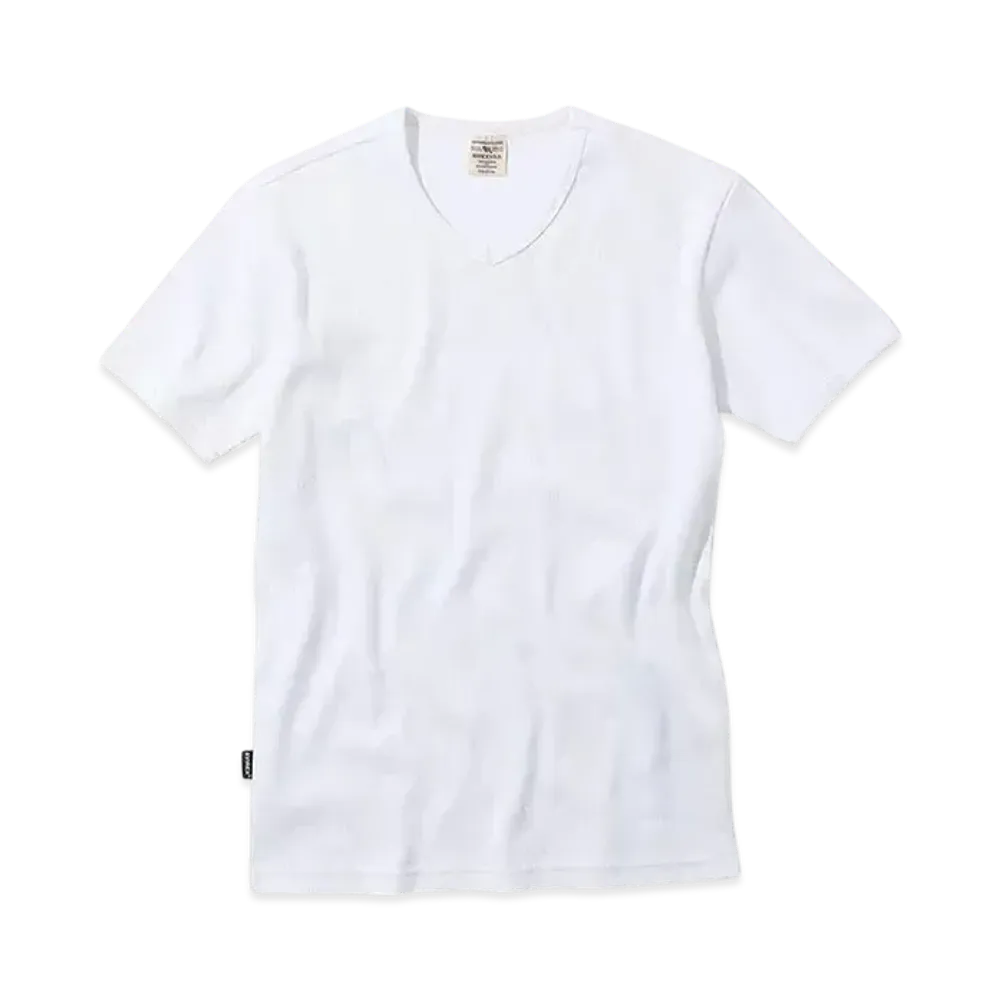 AVIREX Daily Wear Rib S/S T-Shirt "White V"