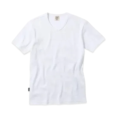 AVIREX Daily Wear Rib S/S T-Shirt "White V"