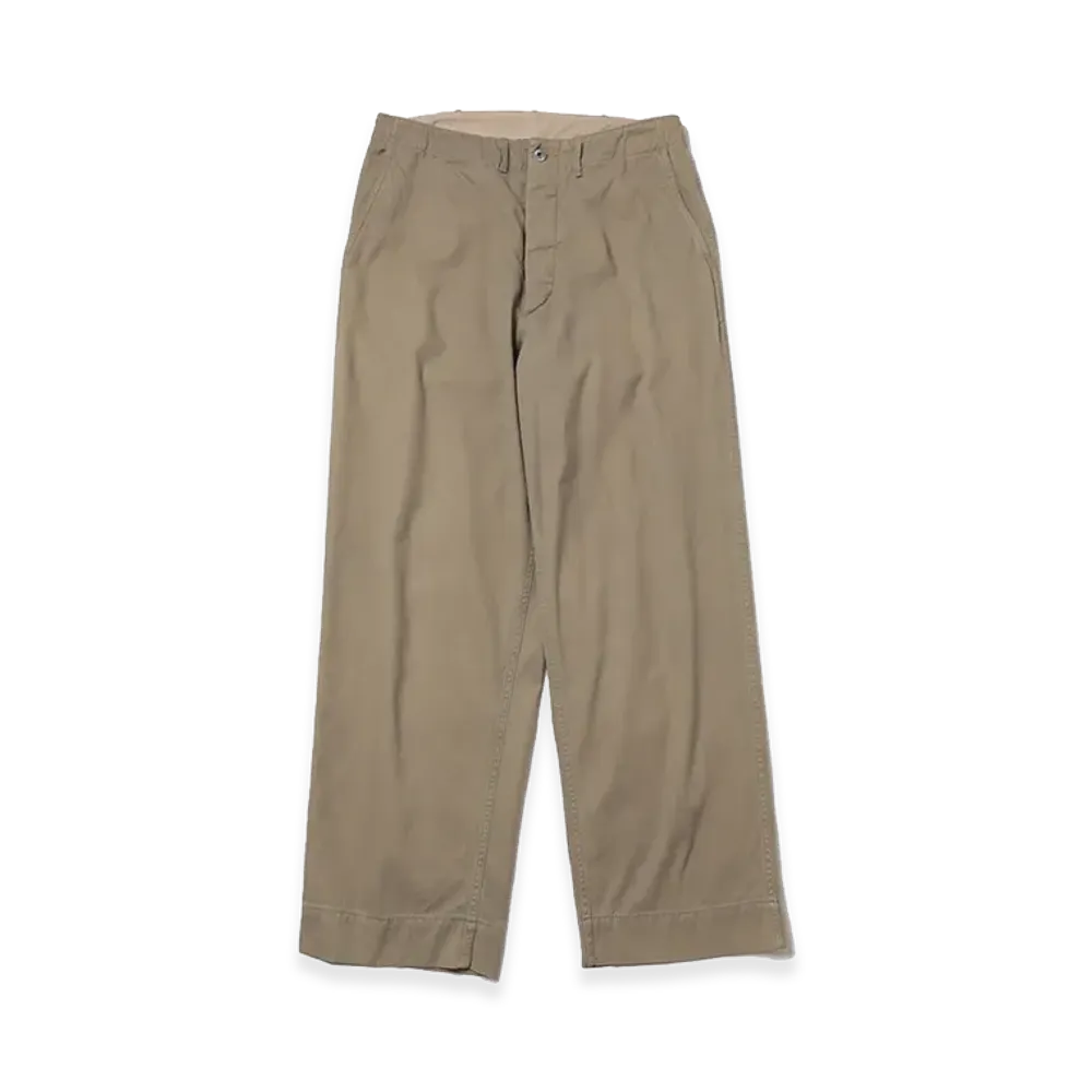 A.PRESSE Vintage Chino Trousers "Beige"