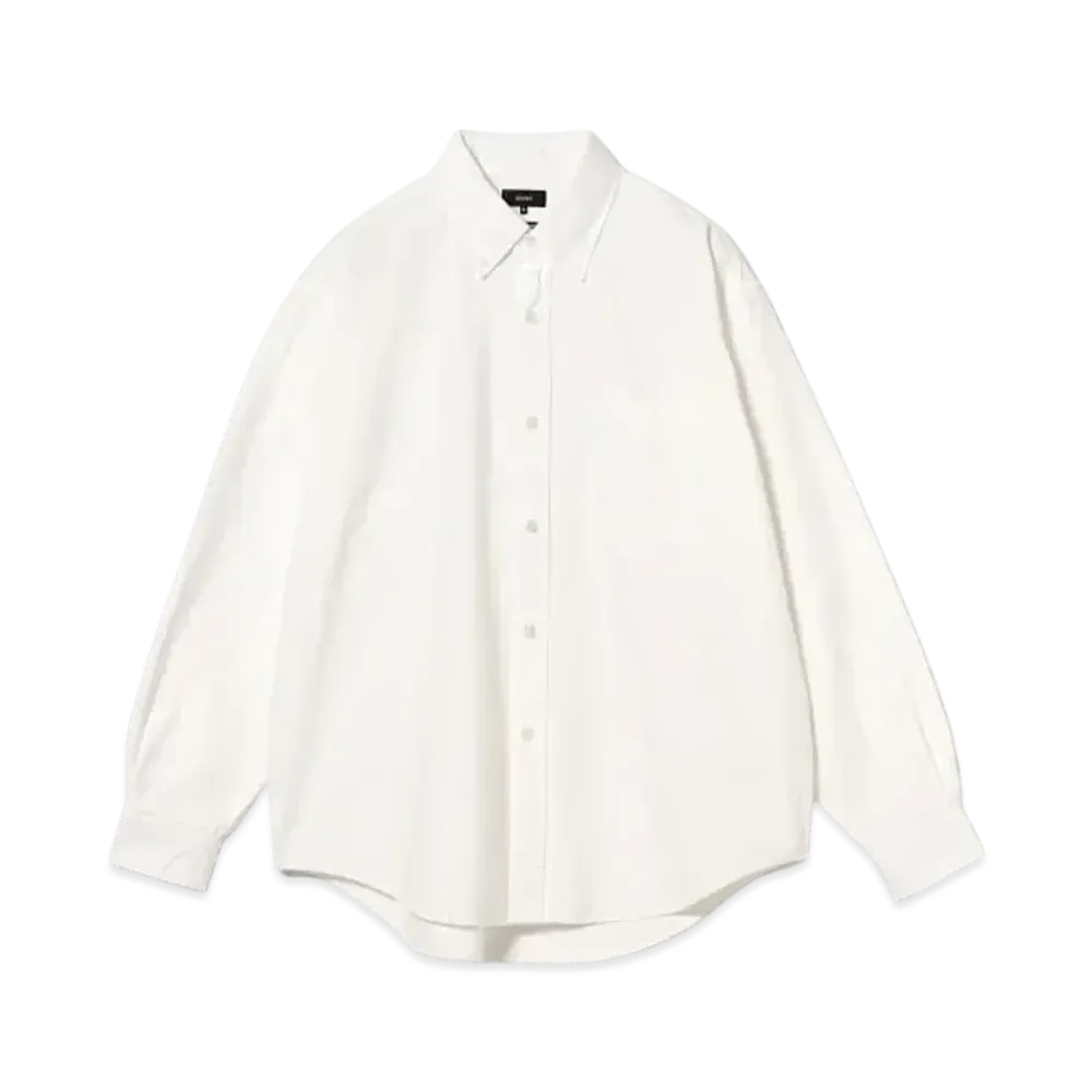 BEAMS Heavy Oxford Button Down Shirt "White"