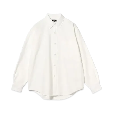 BEAMS Heavy Oxford Button Down Shirt "White"
