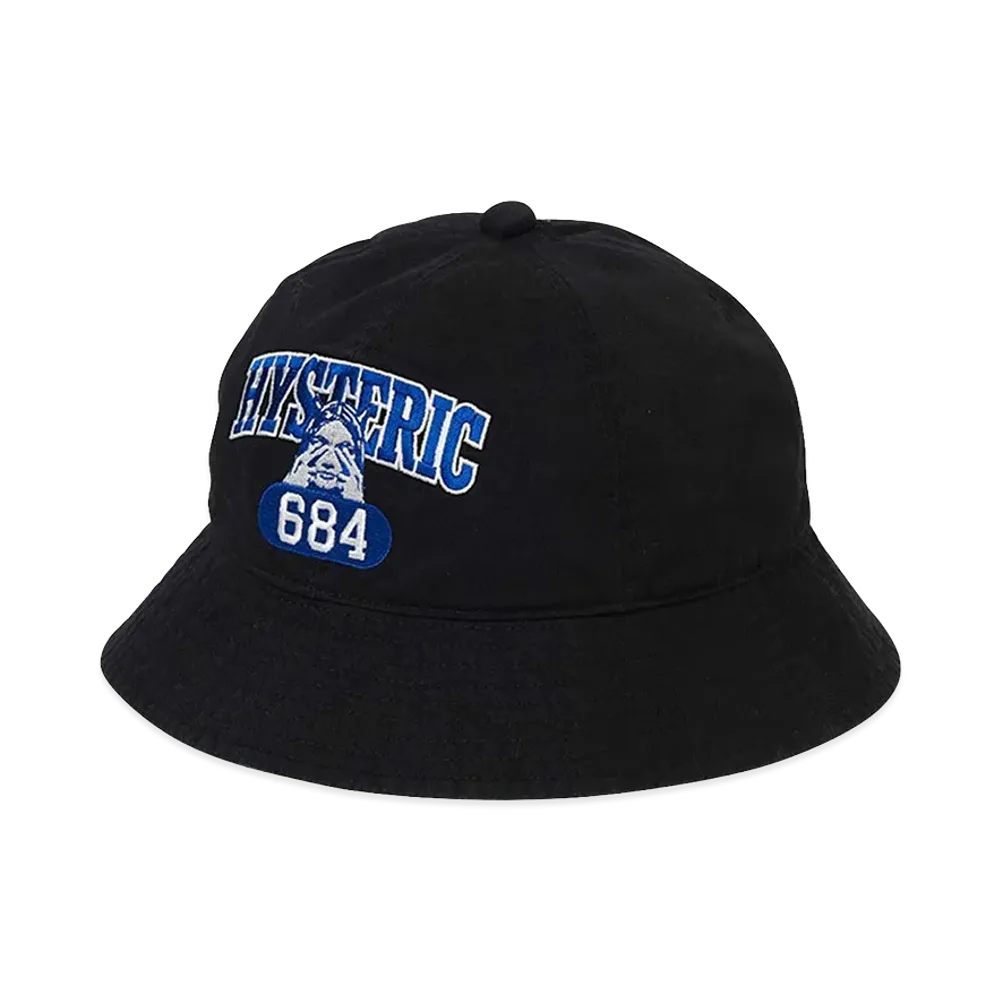 HYSTERIC GLAMOUR Evil College Crochet Hat "Black"