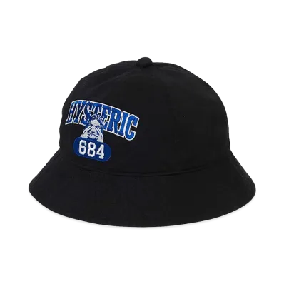 HYSTERIC GLAMOUR Evil College Crochet Hat "Black"