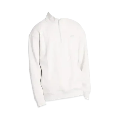 New Balance Athletics Fleece Quarter Zip Top "Ash Heather"