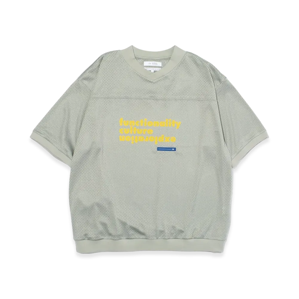 F/CE. Mesh Fce Print Tee "Gray"