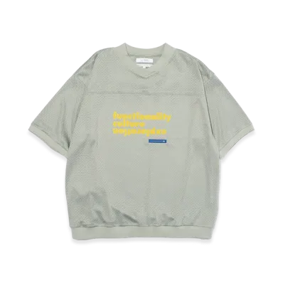 F/CE. Mesh Fce Print Tee "Gray"
