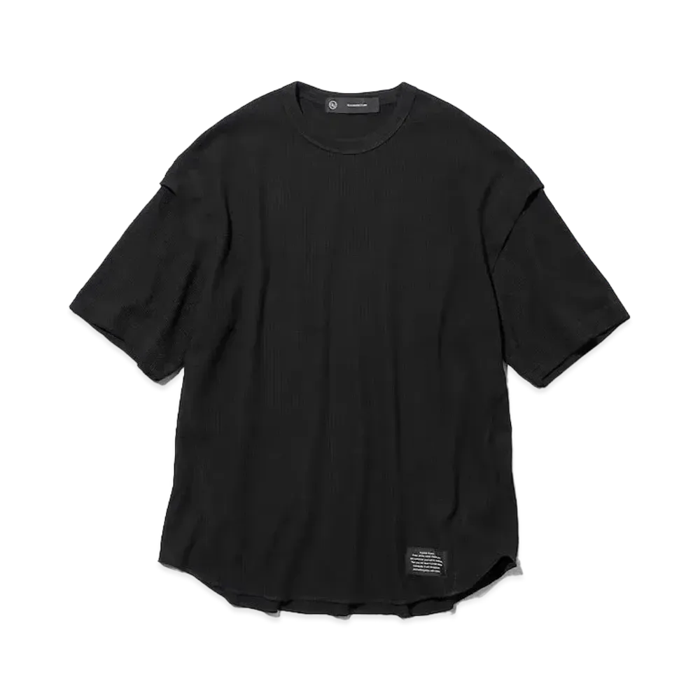 GU x UNDERCOVER Dry Waffle T "Black"