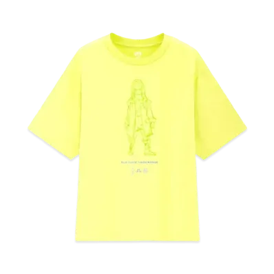 Uniqlo UT Billie Eilish x Takashi Murakami T-Shirt Women "Neon Green"