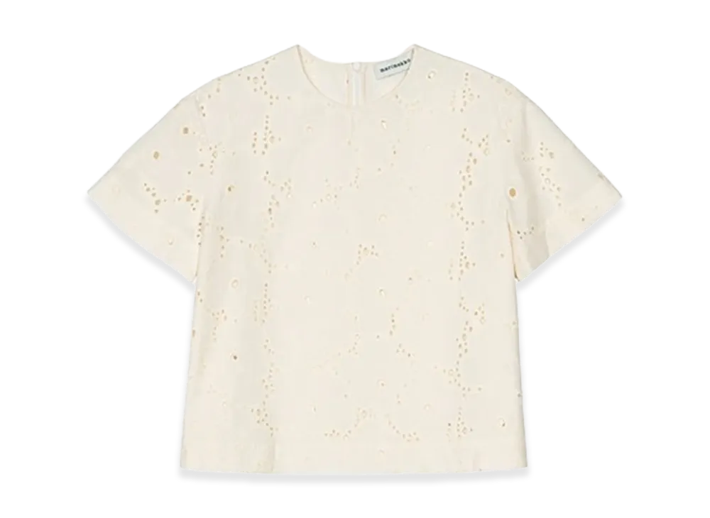 Marimekko Women's Alustus Unikko T-shirt "White"