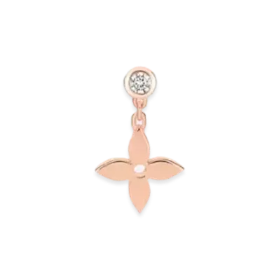 Louis Vuitton Idylle Blossom Ear Stud, Pink Gold and Diamond - Per Unit