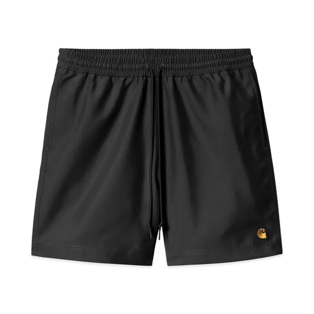 Carhartt WIP Chase Swim Trunks "Black/Gold"