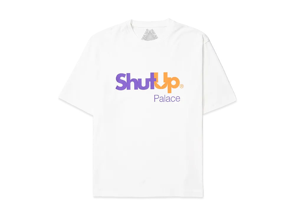 PALACE Shut Up T-Shirt "White"