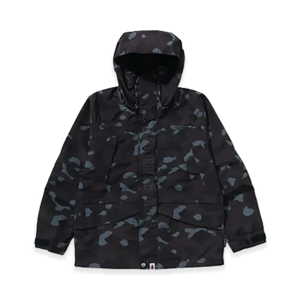 A BATHING APE Color Camo Snowboard Jacket "Black"