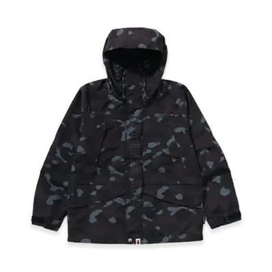 A BATHING APE Color Camo Snowboard Jacket "Black"