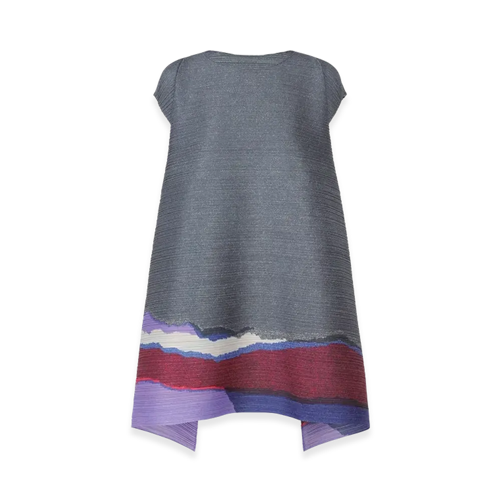PLEATS PLEASE ISSEY MIYAKE Grainy Colors "Dark Blue Gray"