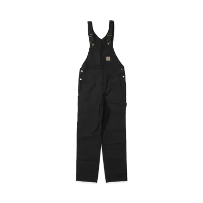 Carhartt WIP Bib Overall "Rinsed Black"