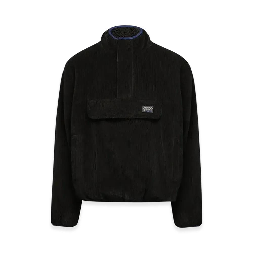 Stussy Corduroy Mock Pullover "Black"