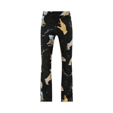 AMIRI Champagne Silk Flare "Black"