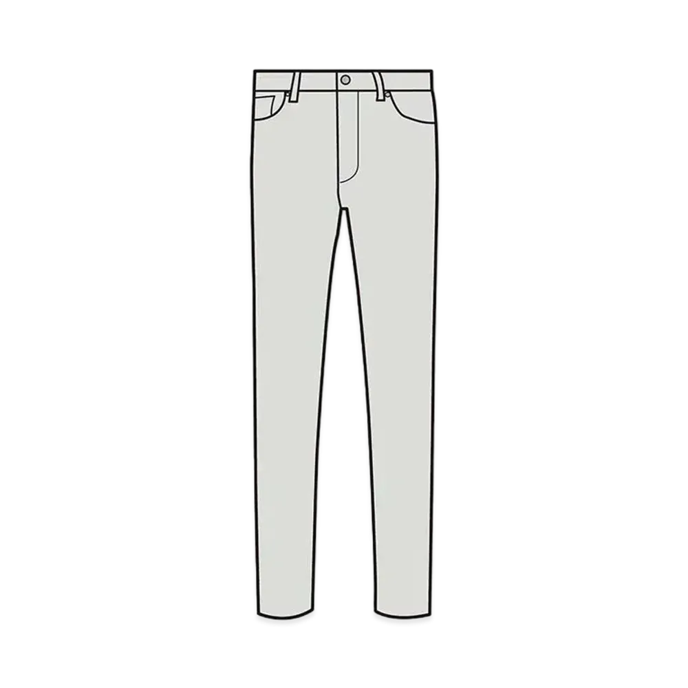 Dior x Sacai Slim Fit Jeans (New Regular) Cotton Denim "White"