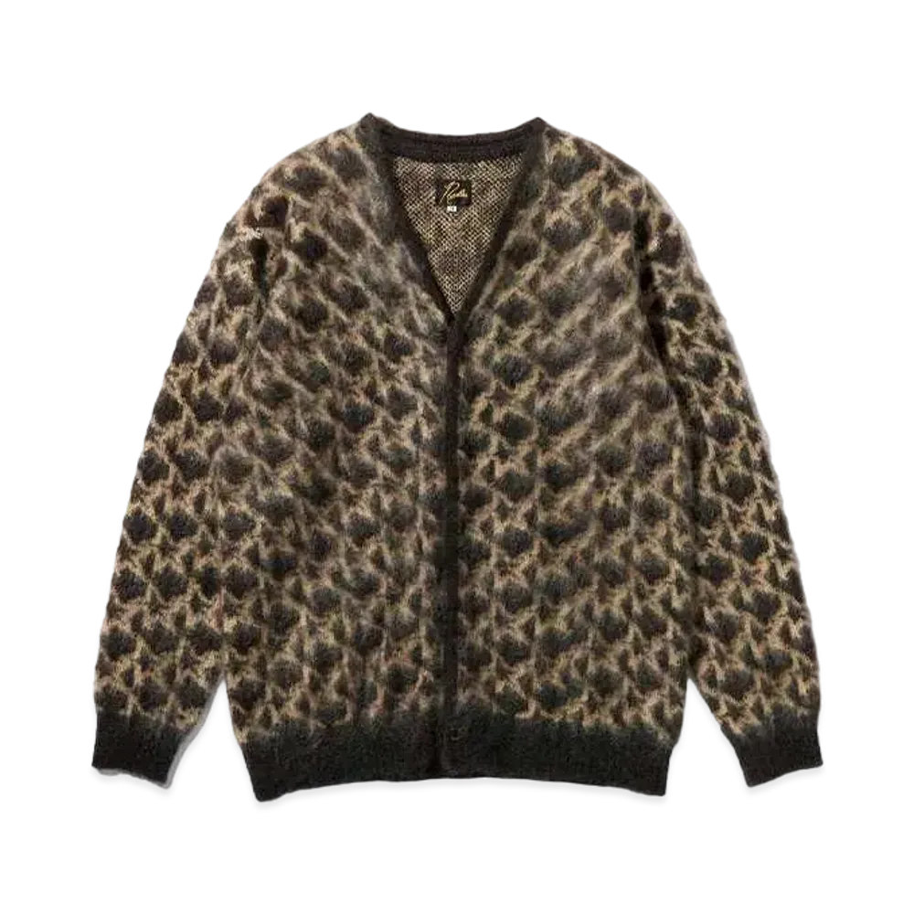 Needles Mohair Cardigan Star "Black/Beige"