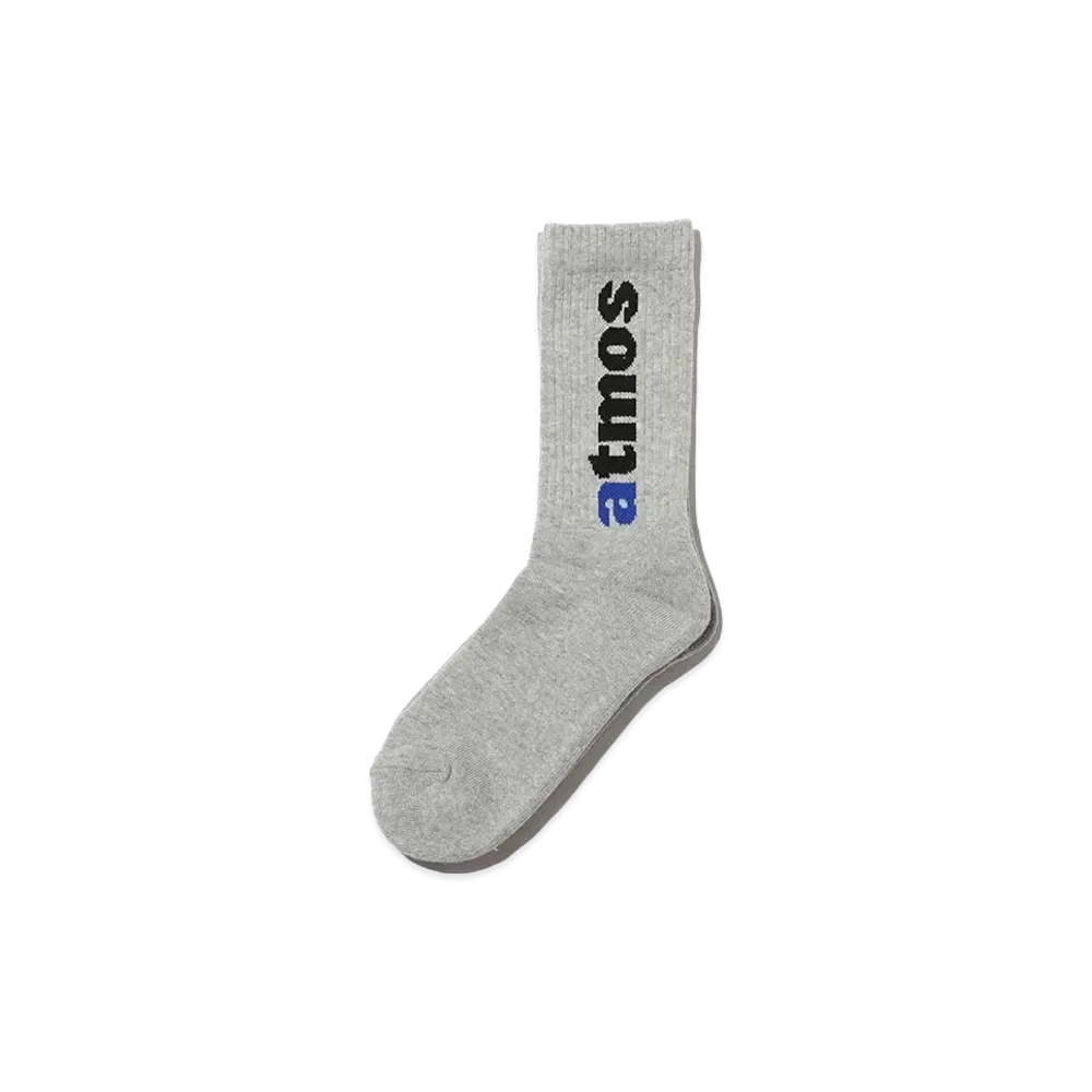 atmos Jacquard Logo Socks "Grey"