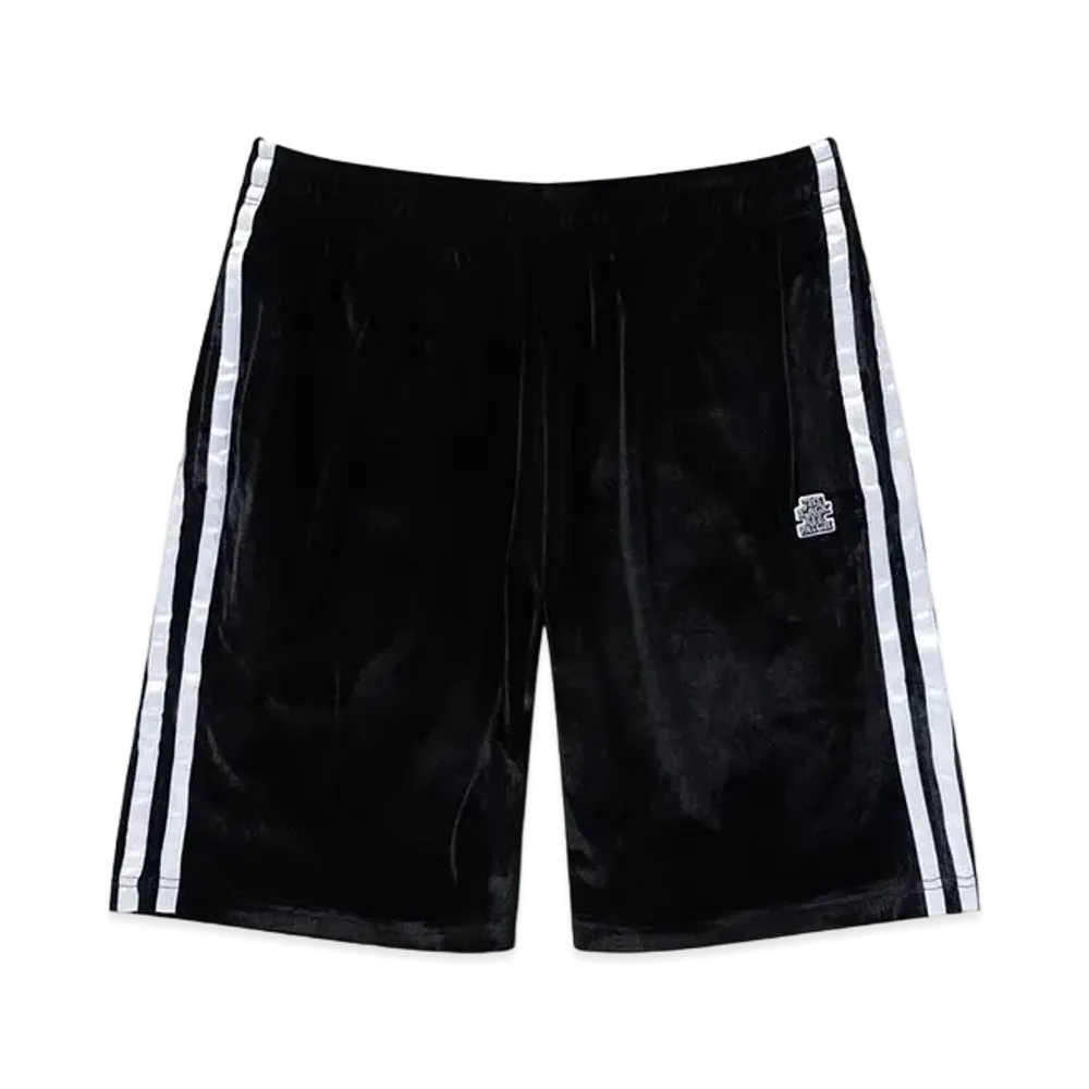 BlackEyePatch OG Label Taped Velour Shorts "Black"