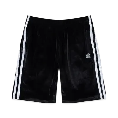 BlackEyePatch OG Label Taped Velour Shorts "Black"