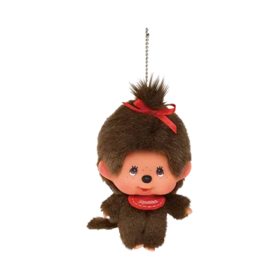 Sekiguchi Kao-deka Monchhichi Keychain Girl