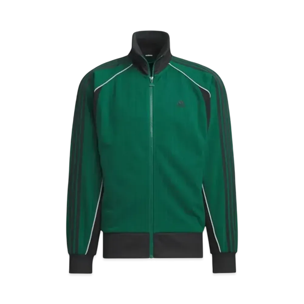 adidas BYD3S Loose Fit Jacquard Knit Track Top (Gender Neutral) "Collegiate Green"