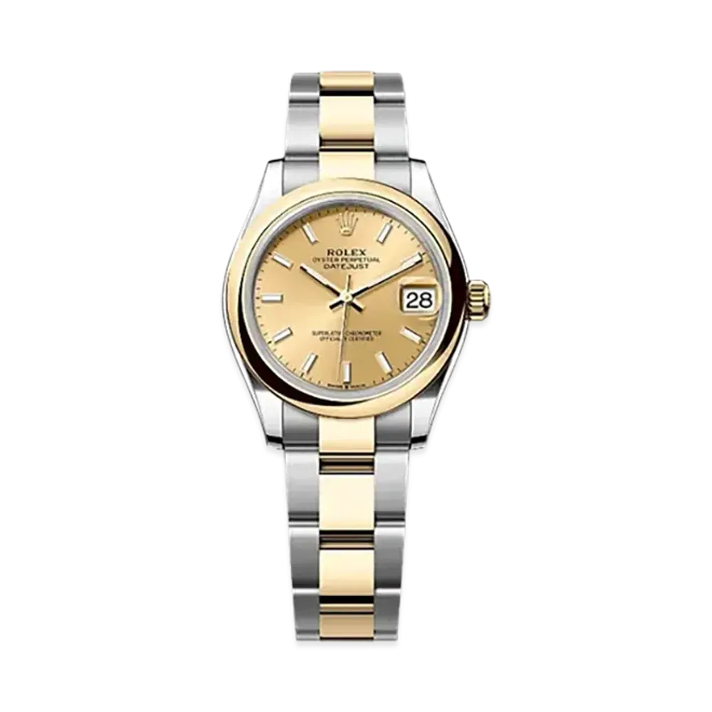 ROLEX Datejust 31mm Oystersteel & Yellow Gold 278243 "Champagne-colour"