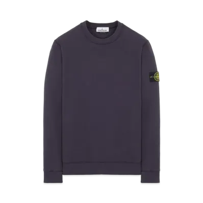 Stone Island 63020 BRUSHED COTTON FLEECE "Ink Blue"