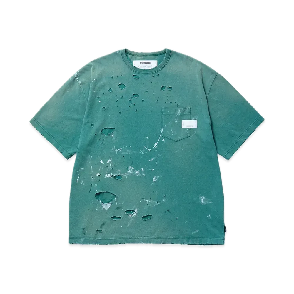 NEIGHBORHOOD Savage Crewneck-P SS "Green"