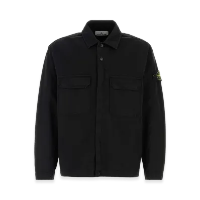 Stone Island Canvas Shirt "Black"