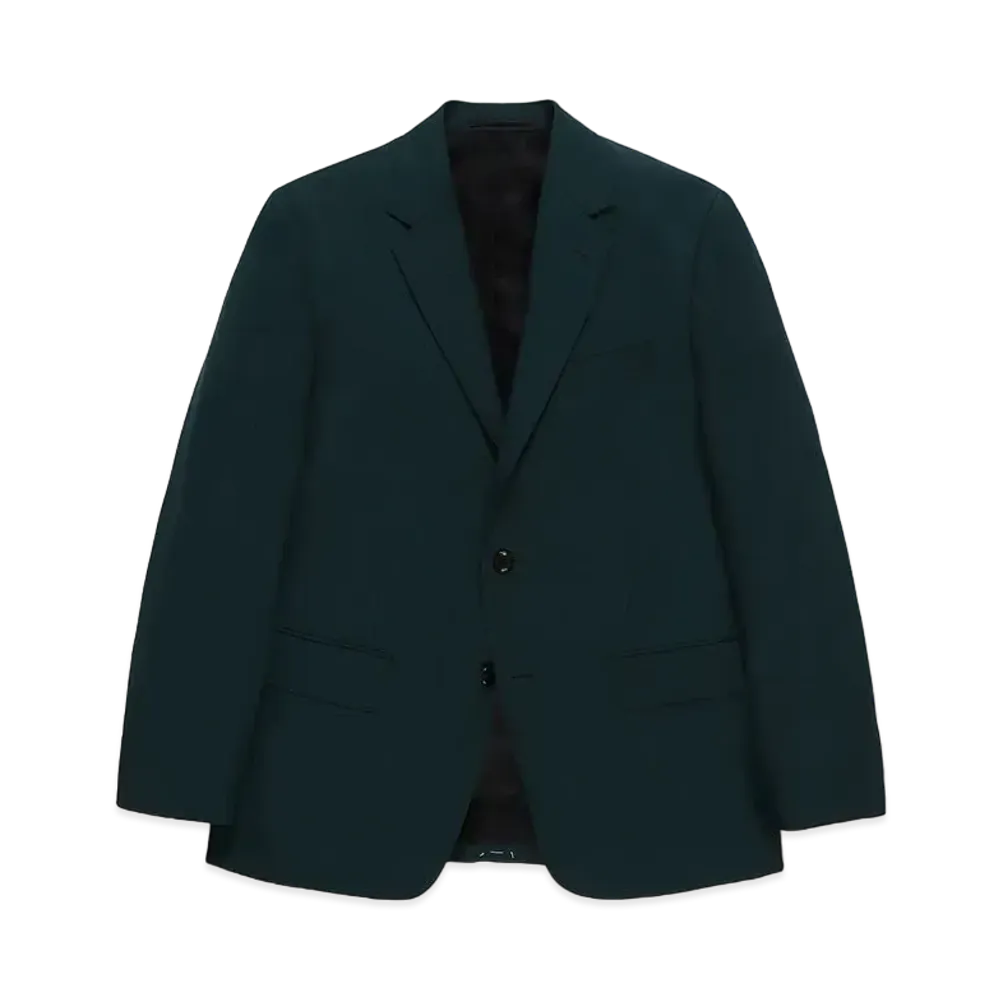 WACKO MARIA x DORMEUIL / Single Breasted Jacket "Dark Turquiose"