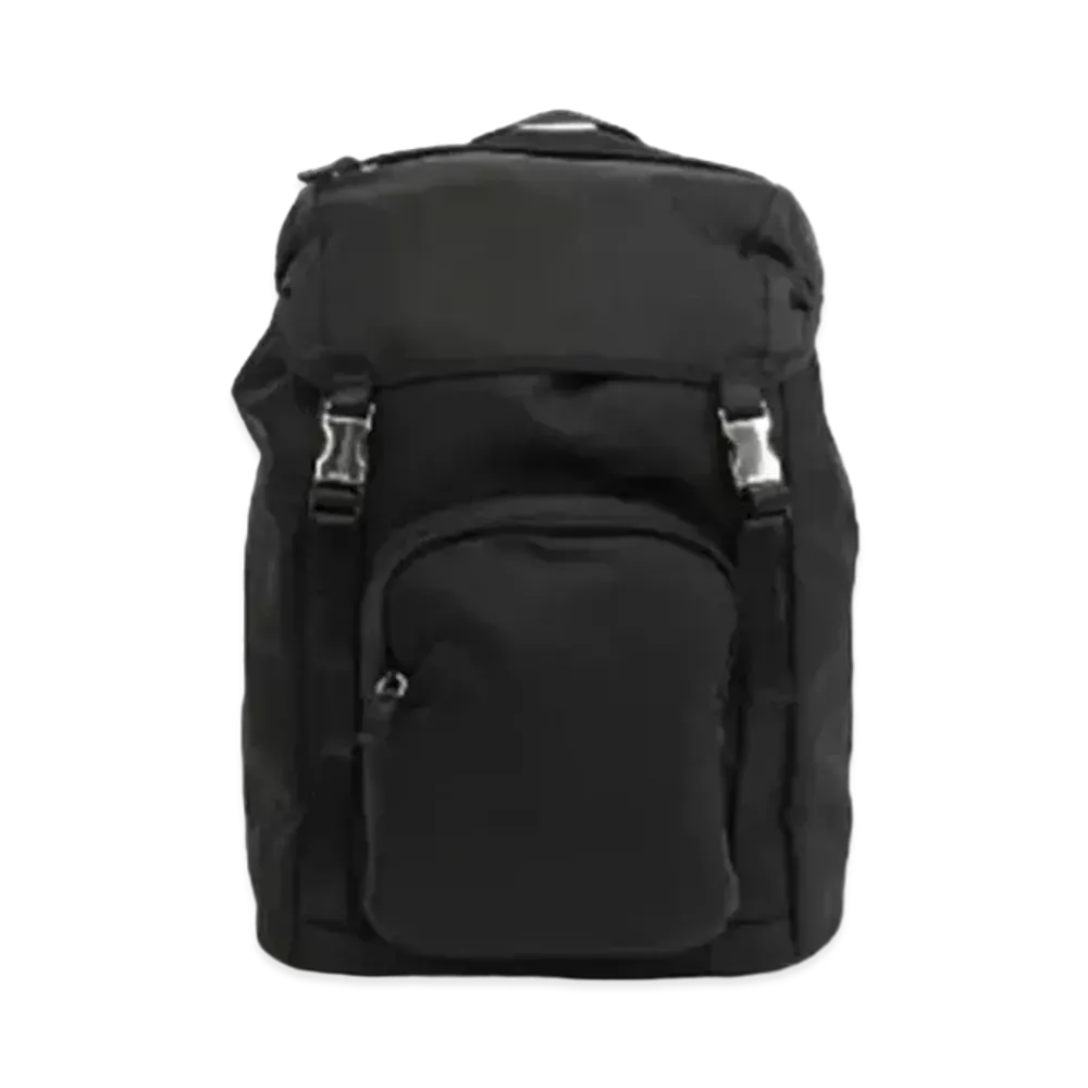 PRADA Nylon Tessuto Backpack "Black"