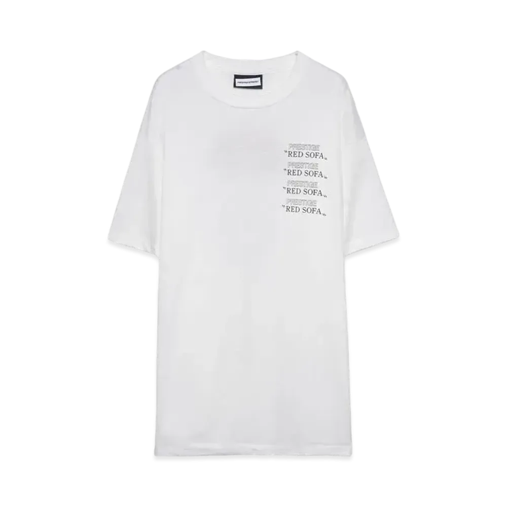 PRESTIGE APPAREL 〝RED SOFA〟Tee "WHITE"