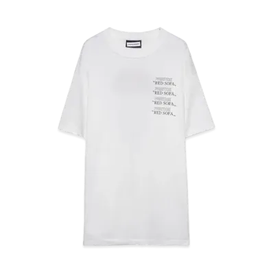 PRESTIGE APPAREL 〝RED SOFA〟Tee "WHITE"