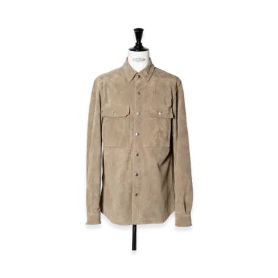 Rick Owens Outer Shirt "Sumi Brown"